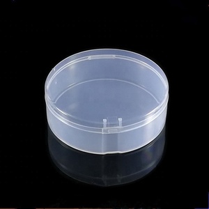 Injection Molding Clear Portable Plastic Storage Packaging Make Up Puff Powder Container Case