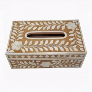 Indian Exporter Luxury Tissue Box Modern Design Tissue Box Cover for <b>Car</b>, <b>Table</b> & Workspace Cover For Home Decor Elegant Design - Product Image 6