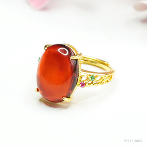 2026 Ximang Amber Ring Blood Noodles pour femmes, style vintage, vente en gros d'usine, S3111802l - Product Image 1