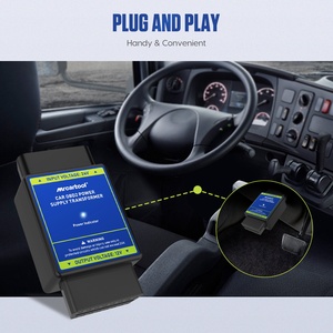 Mrcartool OBD2 Power Supply <b>Transformer</b> 24V to 12V Car Diagnostic Voltage Converter <b>Plug</b> and Play Adapter for Trucks - Product Image 3