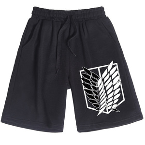 Shorts et pantalons capri pour hommes, nouvelle collection été <span class=keywords><strong>2022</strong></span>, Attack on Titan 2D anime - Product Image 5
