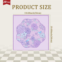 Tapis de mahjong silencieux antidérapant en diatomite imperméable multi-spandex, absorbant et décoratif, personnalisable