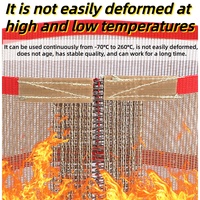 Xurui Hoge Temperatuur 260 Glasvezel PTFE Vierkante Mesh Filter Transportband Anti-Corrosie Droogmachine Warmtekrimptunnel