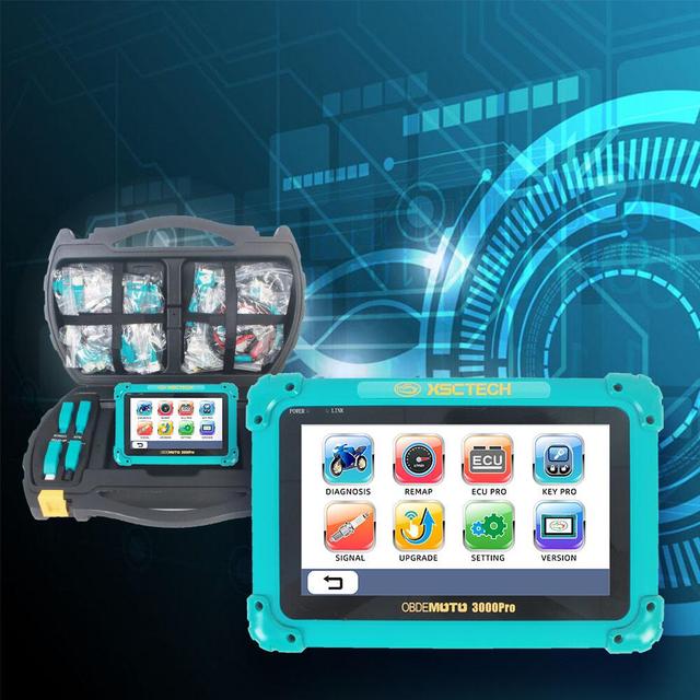MST-3000pro Intelligent Motorcycle Diagnostic Tools ECU Programming Motorcycle Scanner Moto Diagnosis Tools