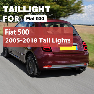 Luz Trasera LED Modificada para Automóvil Fiat 500 500C <span class=keywords><strong>Abarth</strong></span> 595 695 2007-2015, Luz de Freno LED Completa, Luz de Reversa, Señal de Giro Secuencial - Product Image 6