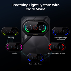 Fossibot F114 Rugged Smartphone 6.67inch LCD 8+256GB 50MP Rear Camera 8MP Front Camera 5000mAh T615 18W Android GSM Fingerprint - Product Image 4