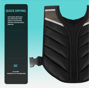 Chaleco de transporte de peso para leggings correr entrenamiento fitness diseño delgado bloque de plomo chaleco ponderado para entrenamiento - Product Image 2