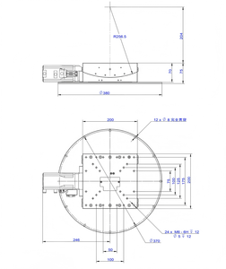 Table de rotation angulaire motorisée OEM avec goniomètre, compatible sous vide, frein électrique, boucle semi-fermée, <span class=keywords><strong>prix</strong></span> usine - Product Image 6