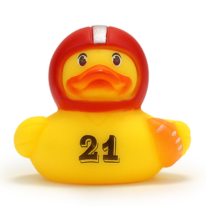 Patitos de Goma Deportivos Miniatura al por Mayor para Logotipos Personalizados, Juguetes para Bañera, Patitos de Goma de <span class=keywords><strong>Rugby</strong></span> - Product Image 4