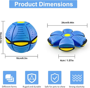 CPC CE CCC Disco Volador Elástico con Luz LED, Juguete Interactivo para Perros y Niños, Deportes al Aire Libre - Product Image 2