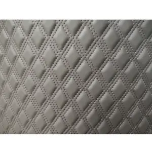 Black PVC Leather Luxury Car Trunk Mat Upholstery Anti Slip XPE Foam Mat Material in Roll