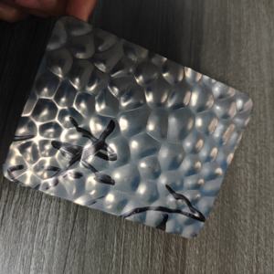 Lámina de Acero Inoxidable de Alta Calidad, con Acabado Martillado, Diseño de Piel de Naranja, Efecto Espejo - Product Image 2