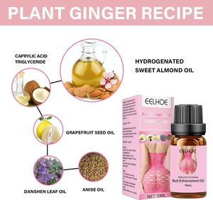 Vente en gros Extrait Huile de massage efficace Huile de massage pour grosses hanches Huile essentielle raffermissante liftante naturelle organique pour l'élargissement des fesses - Product Image 4