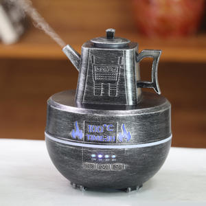 Aroma Diffuser Kettle Model Bronze Silver 0.5L USB Type C <b>Humidifier</b> With Timer For Home And Office Use - Product Image 2