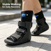 Attelle de marche gonflable personnalisable à cheville courte, légère avec chambre à air pour la stabilité et la rééducation post-opératoire des fractures