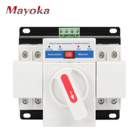 Interrupteur de transfert automatique double alimentation CC 100 ampères ATS pour onduleur solaire
