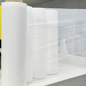 Filme Stretch LLDPE Branco - Filme Stretch Bloqueador de Luz para Privacidade e Proteção contra Poeira, Envoltório Manual/Máquina para Paletes - Product Image 5