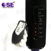 Ventilateur sur pied OEM de 18 pouces de qualité supérieure avec télécommande Ventilateur sur pied intérieur personnalisé pour source d'alimentation électrique à domicile et au bureau