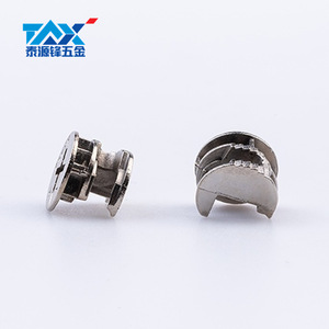 TAX 3 In 1 Furniture Connector M6 Carbon Steel Zinc Plated Durable For Cabinet Shelf Support - Product Image 2