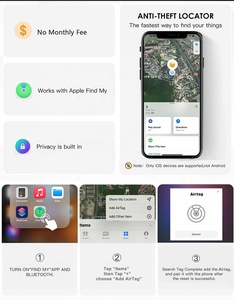2025 nouveauté vente chaude Bongo légende système d'alarme de voiture Findmy Airtag positionnement précis suivi privé protéger Anti voleur - Product Image 4