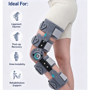 Attelle de <span class=keywords><strong>genou</strong></span> articulée réglable avec support ROM pour la rééducation post-opératoire, les fractures du <span class=keywords><strong>genou</strong></span> et l'immobilisation des ligaments - Product Image 2