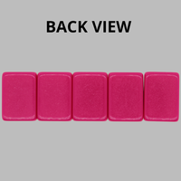 En stock : Ensemble de Mahjong américain de 160 tuiles avec tapis en néoprène Art Déco Rose vert, gravé sur 4 couches, prêt à être expédié