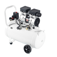 Compresseur d'air silencieux sans huile Yunmei YM750 50L, mini gonfleur haute pression, moteur électrique, pour travaux de peinture