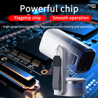 Nouveau modèle transfrontalier 2025 avec haut-parleur, mise au point manuelle 4K, WiFi6, Android 5G, 3D intégré, 200 lumens ANSI pour projecteur portable domestique
