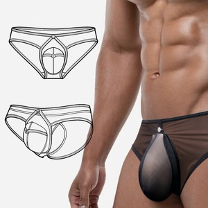 Jockstrap <span class=keywords><strong>de</strong></span> malla para hombre, fino, <span class=keywords><strong>de</strong></span> talle bajo, con bolsa en U, diseño sexy y atrevido, ropa interior transpirable y que realza el cuerpo para momentos especiales - Product Image 2