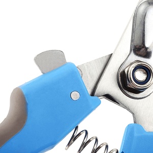 작은 동물을 위한 맞춤형 로고 친환경 스테인리스 스틸 및 플라스틱 발톱 네일 커터 애완 동물 미용 가위 - Product Image 6