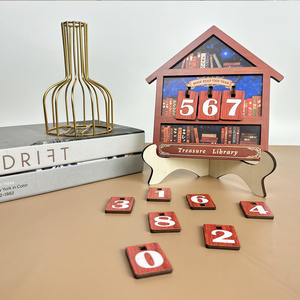 Cadeaux artisanaux en bois pour activités de bureau, fête, bricolage, bureau, <span class=keywords><strong>lecture</strong></span> de livres, enregistrement, planche en bois pour cadeaux - Product Image 1