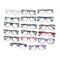 Lunettes de lecture tendance en gros, lunettes de lecture en plastique PC de qualité pour femmes, lunettes de lecture bon marché en plastique pour hommes et femmes +25-400