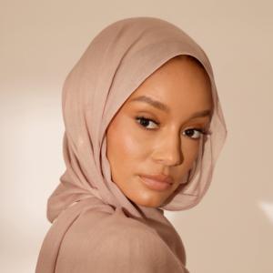 ฮิญาบผ้าโมดอลนุ่ม 180*70 ซม. สำหรับสตรีมุสลิม สวมใส่สบาย ปรับแต่งได้ ระบายอากาศได้ดี น้ำหนักเบา แฟชั่นเรียบร้อย ทนทาน - Product Image 2