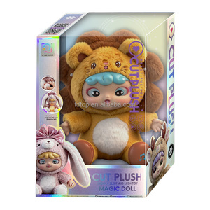 Vente en gros de poupées en peluche musicales lumineuses à motifs variés, poupées en vinyle avec visage en plastique, jouets de poupées haut de gamme exquis pour cadeau d'enfant - Product Image 6