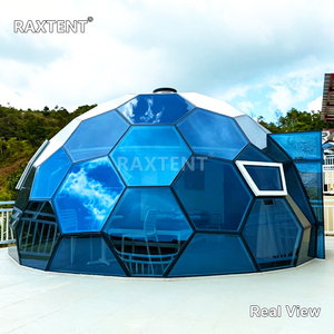 RAXTENT - Domo Geodésico Hexagonal de Vidrio de 6 Metros para Glamping, Instalación Rápida para Sitios de Campamento - Product Image 4
