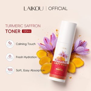 LAIKOU โทนเนอร์ขมิ้นผสมหญ้าฝรั่น สเปรย์ฉีดหน้าบำรุงผิวจากธรรมชาติ ปลอบประโลมผิว ให้ความสดชื่น ชุ่มชื้นด้วยว่านหางจระเข้และน้ำกุหลาบ 100 มล. - Product Image 2