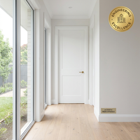 Porte intérieure en MDF à 1 panneau, style Shaker, ignifuge, insonorisée, finition peignable, pour salle de bain et cuisine CHANTADOOR 30*80