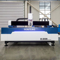 Machine de découpe laser à fibre CNC SENFENG 3015 à prix compétitif, modèle SENFENG 3015N lancé pour la découpe d'acier au carbone mince