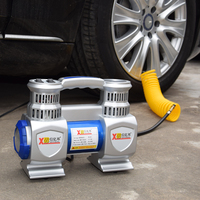 Compresseur robuste 12V à double cylindre pour voiture