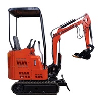 Mini-excavatrices sur chenilles chinoises Kubota Yanmar à moteur diesel, neuves, les plus petites, 1,5 tonne, à prix abordable