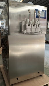Machine à crème glacée molle alimentée par pompe Jin Li Sheng Maquina de <span class=keywords><strong>bomba</strong></span> Soft Con <span class=keywords><strong>bomba</strong></span> Maquina para hacer Helados industrial 3 Flavor - Product Image 6