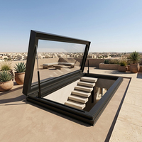 Ventana de Techo Aislada de Aluminio y Vidrio para Ático de Casa en Australia, Impermeable, con Ventilación, Diseño de Proyecto Personalizado