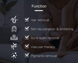 เครื่องกำจัดขน ADSS รุ่นใหม่ล่าสุด OPT <span class=keywords><strong>IPL</strong></span> Elight อเนกประสงค์ ใช้แสงพัลส์แบบละเอียด พร้อมหัวจับสองหัว สำหรับความงาม - Product Image 5