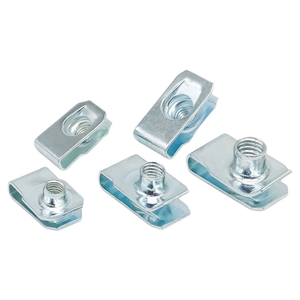 JINGHONG Blue Zinc Coated 65Mn Spring <strong>Nuts</strong> Type B Reed <strong>Nuts</strong> U ClipCategory <strong>Nuts</strong> M5M6M8M10 - Product Image 1