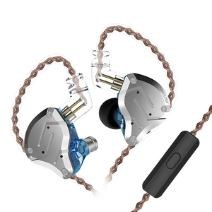 Auriculares <span class=keywords><strong>KZ</strong></span> ZS10 <span class=keywords><strong>Pro</strong></span> Gold 4BA + 1DD Hybrid <span class=keywords><strong>10</strong></span> drivers auriculares HIFI Bass en el oído Monitor auriculares con cancelación de ruido auriculares de Metal - Product Image 4
