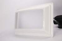 Dôme intérieur de lanterneau de camping-car en ABS blanc de 22 po x 14 po avec fenêtre transparente de remplacement anti-UV pour remorques de camping-car et quarts de roues