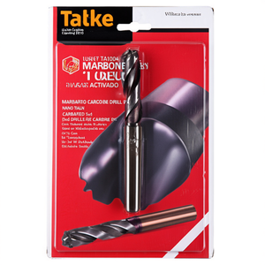 Foret universel en carbure Ttake Ta1004, revêtement Nano TiAlN, forets en carbure 5Xd - Product Image 2