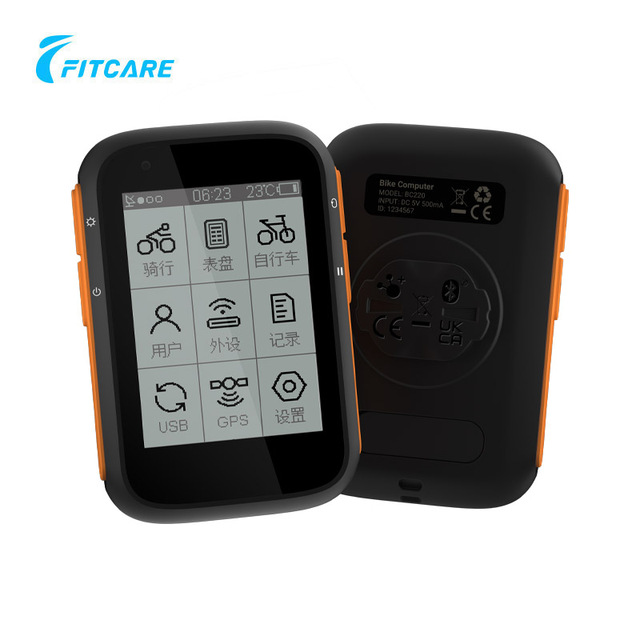 Elevate Your Cycling Training Advanced Digital Wireless Waterproof GPS Bike Computer Featuring ANT+ BLE Connectivity 2.4in LCD
