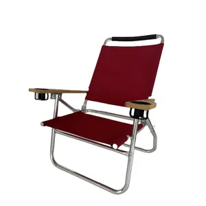 Novelty Portable Folding Headrest Beach Chair For Beach To Bag