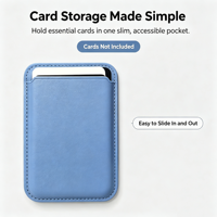 Étui portefeuille magnétique de luxe en cuir PU personnalisé OEM pour iPhone 18 Pro, avec porte-cartes d'identité/bancaire sécurisé universel